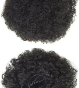 Short afro Puff Curly Synthetic Hair Bun