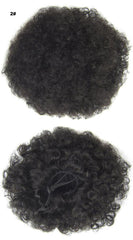 Short afro Puff Curly Synthetic Hair Bun