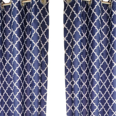 Royal Blue Curtains From Queen Set - Samarlie